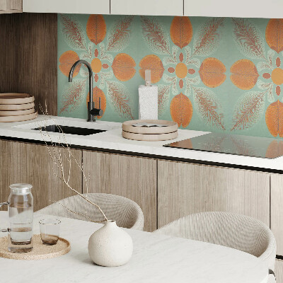 Samolepiaci panel na stenu Kvetinový motív s listami