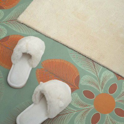 Samolepiaci panel na stenu Kvetinový motív s listami