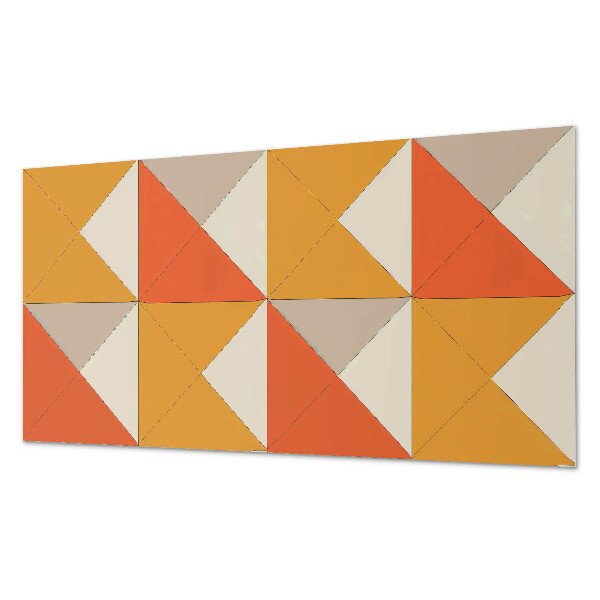 Samolepiaci panel na stenu Trojuholníkové vzory v harmonickom usporiadaní