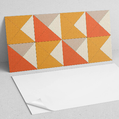 Samolepiaci panel na stenu Trojuholníkové vzory v harmonickom usporiadaní