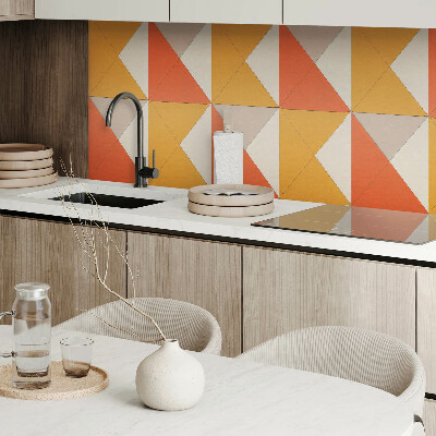 Samolepiaci panel na stenu Trojuholníkové vzory v harmonickom usporiadaní