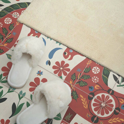 Obdĺžnikový panel na stenu Kvetinový motív s koníkom