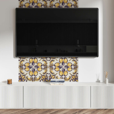 Samolepiaci panel na stenu Kvetinový vzor v celej svojej kráse