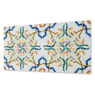 Obdĺžnikový stenový panel Rastlinné ozdoby v elegantnom štýle