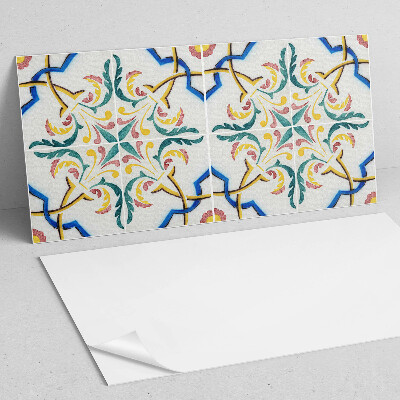 Obdĺžnikový stenový panel Rastlinné ozdoby v elegantnom štýle