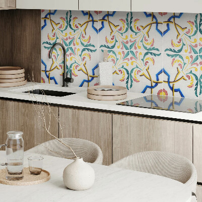 Obdĺžnikový stenový panel Rastlinné ozdoby v elegantnom štýle