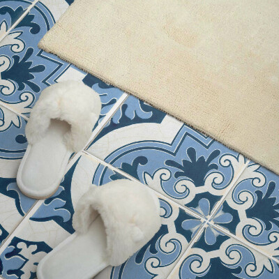 Samolepiaci panel na stenu Kachľové ozdoby v klasickom štýle