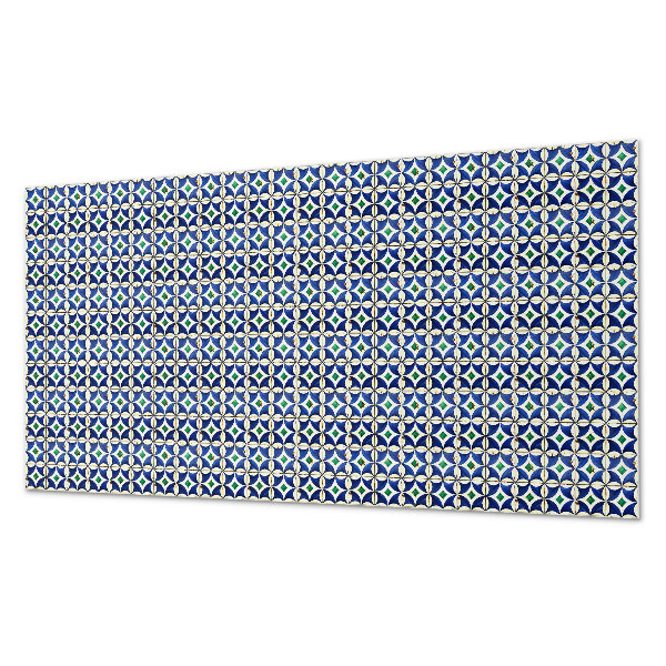 Obdĺžnikový panel na stenu Kachľový geometrický motív