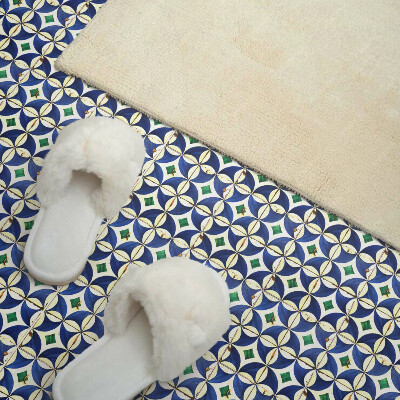 Obdĺžnikový panel na stenu Kachľový geometrický motív