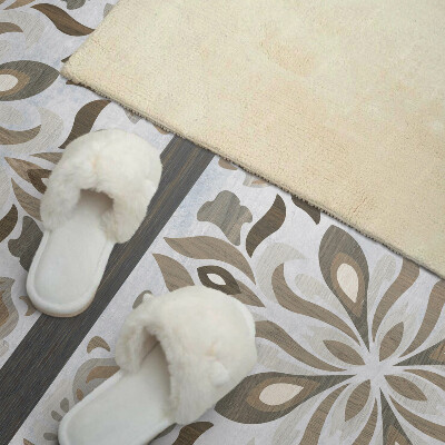 Samolepiaci panel na stenu Symetrický kvetinový motív