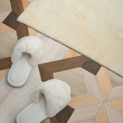 Obdĺžnikový panel na stenu Tvary v geometrickom štvorci