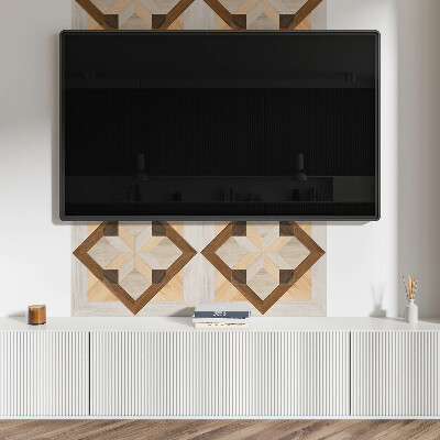 Obdĺžnikový panel na stenu Tvary v geometrickom štvorci