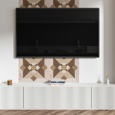 Samolepiaci panel na stenu Mozaikový vzor s ozdobnými detailmi