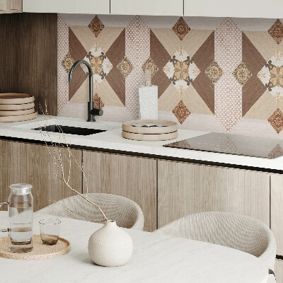 Samolepiaci panel na stenu Mozaikový vzor s ozdobnými detailmi