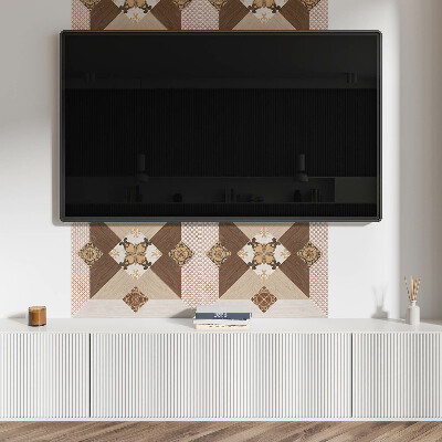 Samolepiaci panel na stenu Mozaikový vzor s ozdobnými detailmi