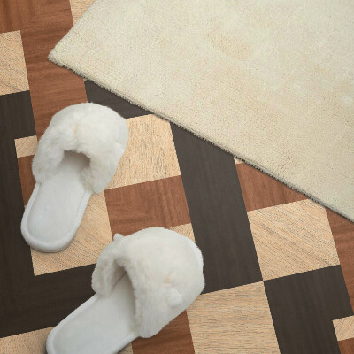 Obdĺžnikový panel na stenu Geometrický drevený motív