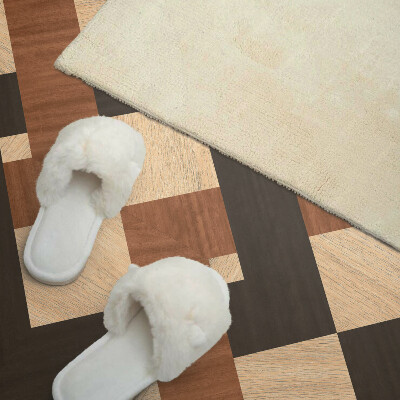 Obdĺžnikový panel na stenu Geometrický drevený motív