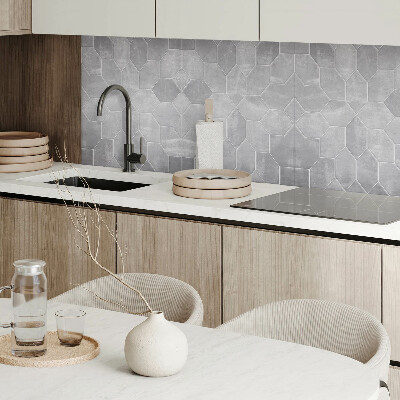 Obdĺžnikový stenový panel Šesťhranná mozaika v geometrickom štýle