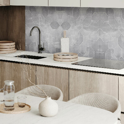 Obdĺžnikový stenový panel Šesťhranná mozaika v geometrickom štýle