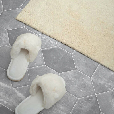 Obdĺžnikový stenový panel Šesťhranná mozaika v geometrickom štýle