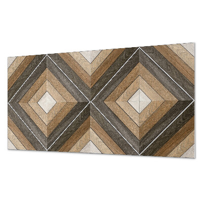 Obdĺžnikový stenový panel Geometrické kosoštvorce v modernom štýle