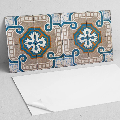 Obdĺžnikový stenový panel Mozaikový vzor s ozdobnými motívmi