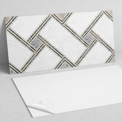 Samolepiaci panel na stenu Konštrukcia geometrických čiar