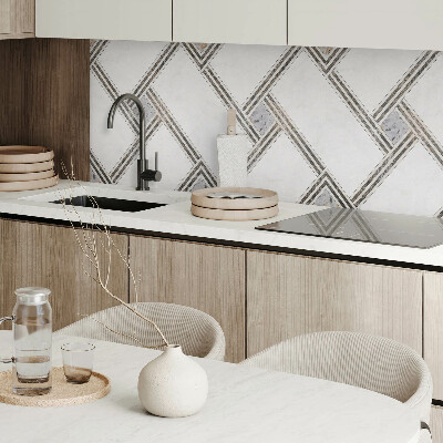 Samolepiaci panel na stenu Konštrukcia geometrických čiar