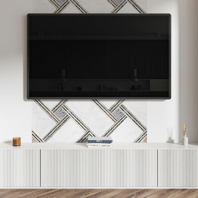 Samolepiaci panel na stenu Konštrukcia geometrických čiar