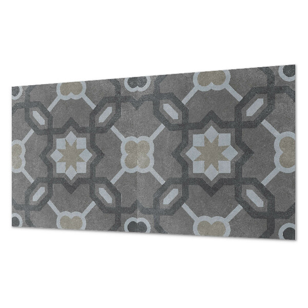 Obdĺžnikový stenový panel Vzor dlaždíc v geometrickom štýle