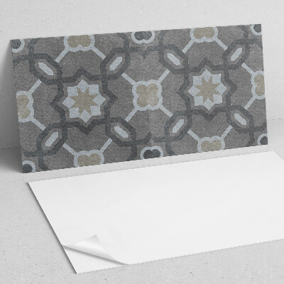 Obdĺžnikový stenový panel Vzor dlaždíc v geometrickom štýle