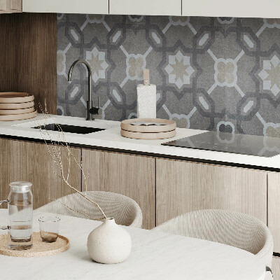 Obdĺžnikový stenový panel Vzor dlaždíc v geometrickom štýle