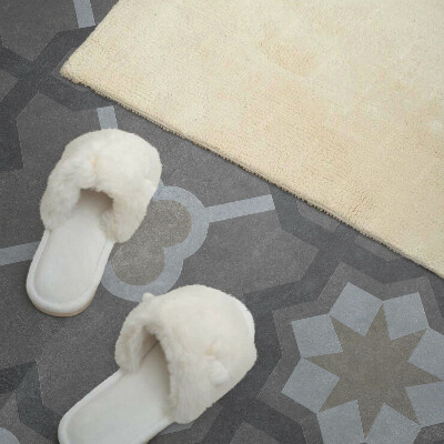 Obdĺžnikový stenový panel Vzor dlaždíc v geometrickom štýle