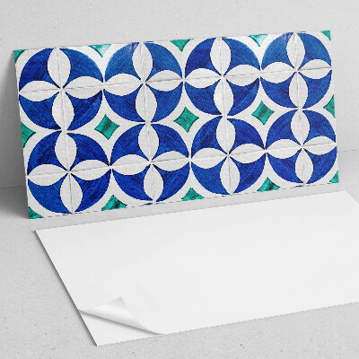 Obdĺžnikový panel na stenu Vzory dlaždíc v geometrickom štýle