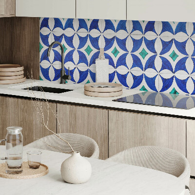 Obdĺžnikový panel na stenu Vzory dlaždíc v geometrickom štýle