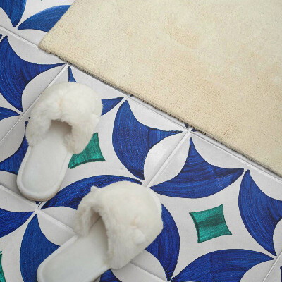 Obdĺžnikový panel na stenu Vzory dlaždíc v geometrickom štýle