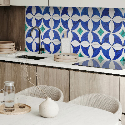 Obdĺžnikový panel na stenu Vzory dlaždíc v geometrickom štýle