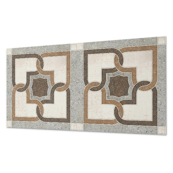 Obdĺžnikový panel na stenu Kachľový vzor v geometrickom štýle