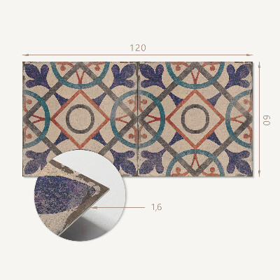 Samolepiaci panel na stenu Geometrická kolekcia s kruhmi