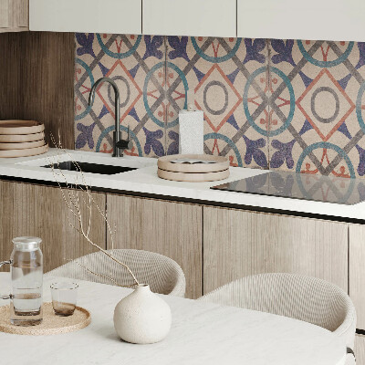 Samolepiaci panel na stenu Geometrická kolekcia s kruhmi