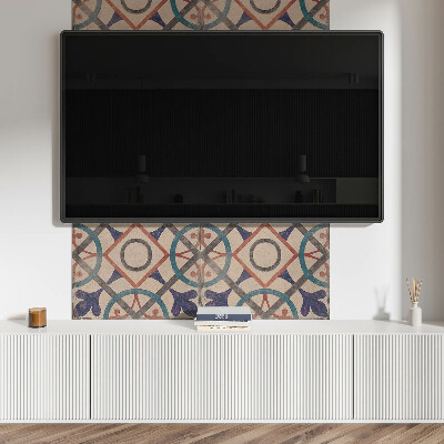 Samolepiaci panel na stenu Geometrická kolekcia s kruhmi