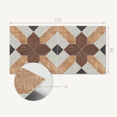 Obdĺžnikový panel na stenu Geometria v modernej verzii