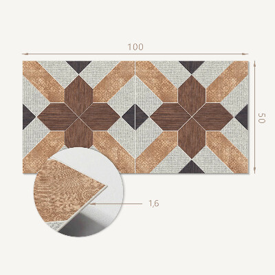 Obdĺžnikový panel na stenu Geometria v modernej verzii