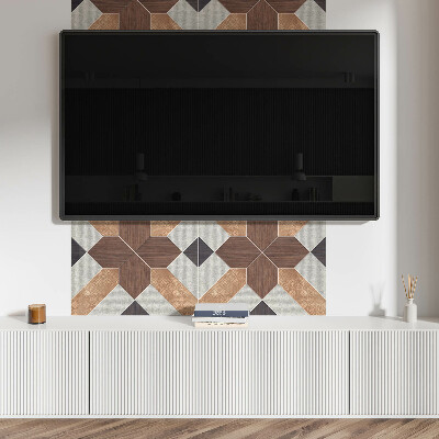 Obdĺžnikový panel na stenu Geometria v modernej verzii