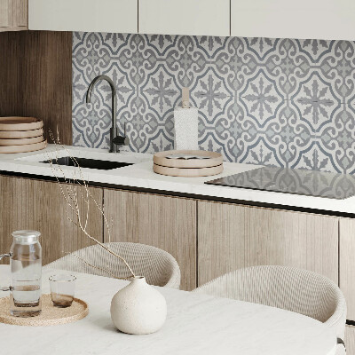 Obdĺžnikový stenový panel Mozaikový vzor s ozdobnými detailmi