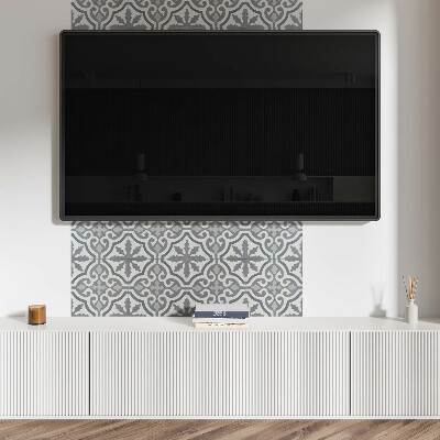 Obdĺžnikový stenový panel Mozaikový vzor s ozdobnými detailmi