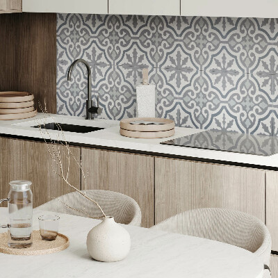 Obdĺžnikový stenový panel Mozaikový vzor s ozdobnými detailmi