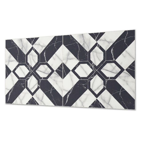 Samolepiaci panel na stenu Mramorový vzor v geometrických tvaroch