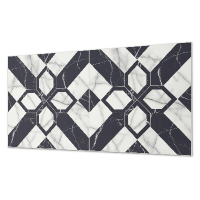 Samolepiaci panel na stenu Mramorový vzor v geometrických tvaroch