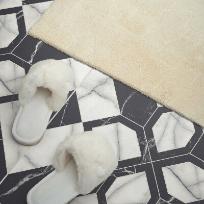 Samolepiaci panel na stenu Mramorový vzor v geometrických tvaroch